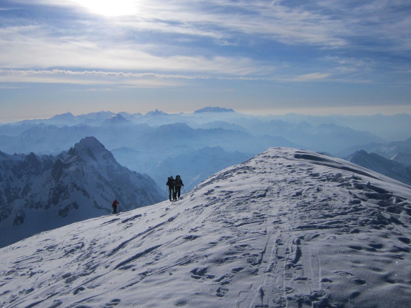 Mont Blanc : Arrivée au sommet