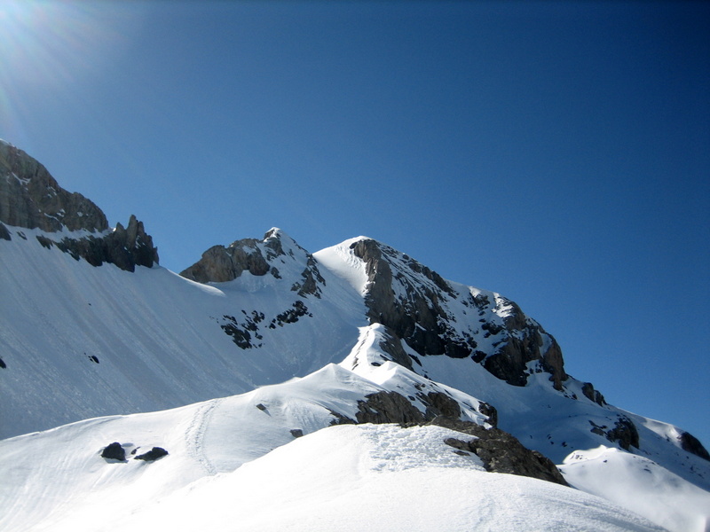 Le Mont Perdu : vue sur la rampe