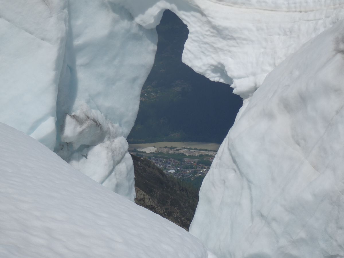 Vue sur la vallée : Bon cadrage !