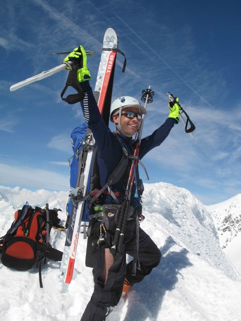 Jesper on the summit
