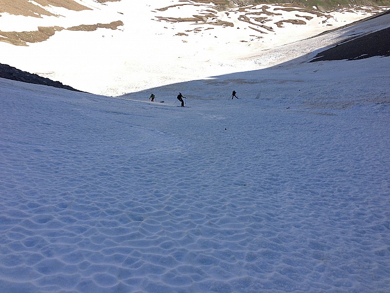 Ravin de la grande Cayolle : du bon ski sous la grande barre !