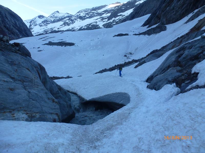 Lee Blanche face N : le fameux pont de neige limite limite ...
