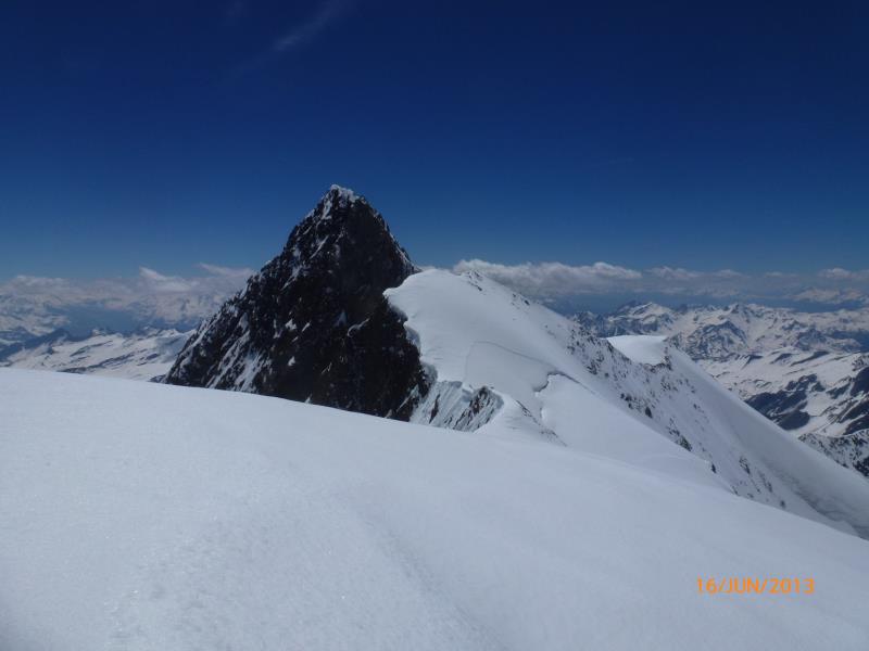 Lee Blanche face N : vraiment jolie, cette Aiguille des Glaciers