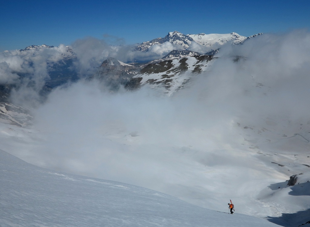 Dans les pentes Nord