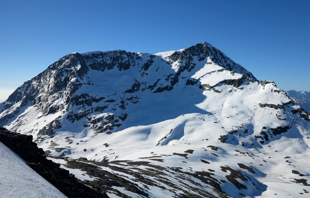 Cime du Bard à G... : ...et Mont Giusalet à D