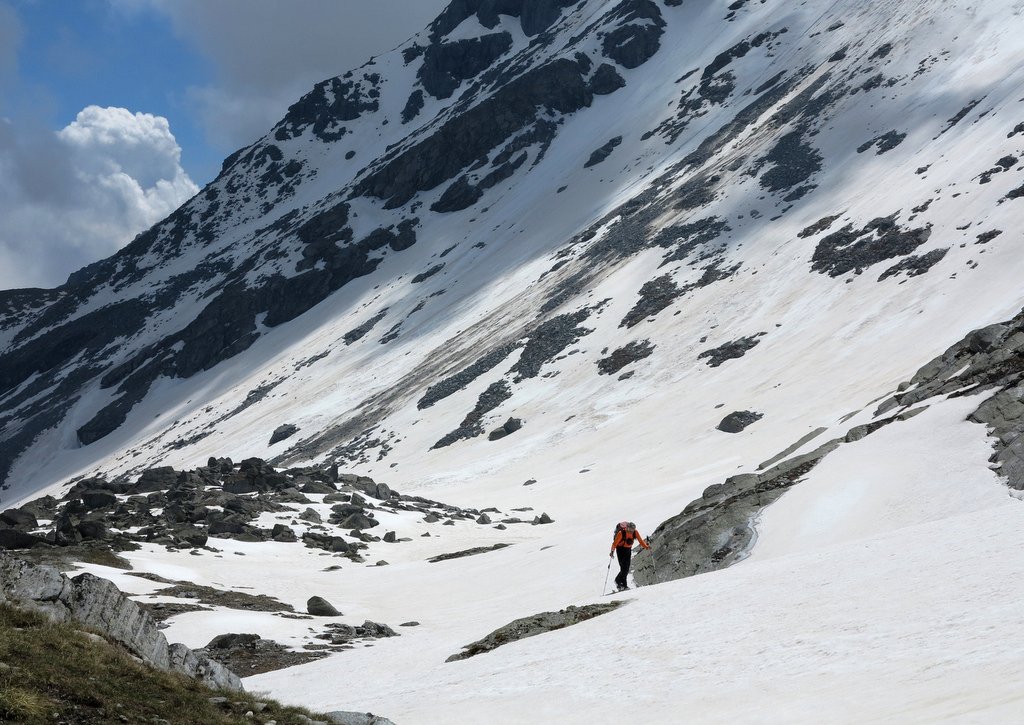Remontée vers la Pte Droset