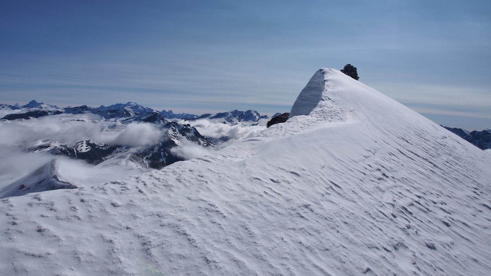 Pointe de Méan Martin : Les derniers mètres.