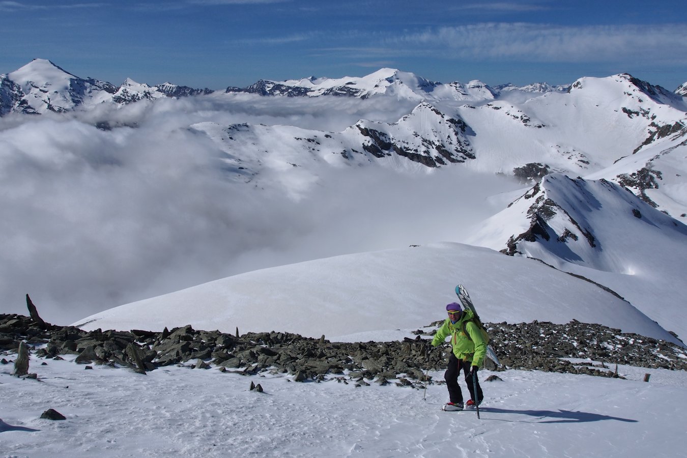 L'unique rencontre du jour. : Alors que j'amorce la descente.