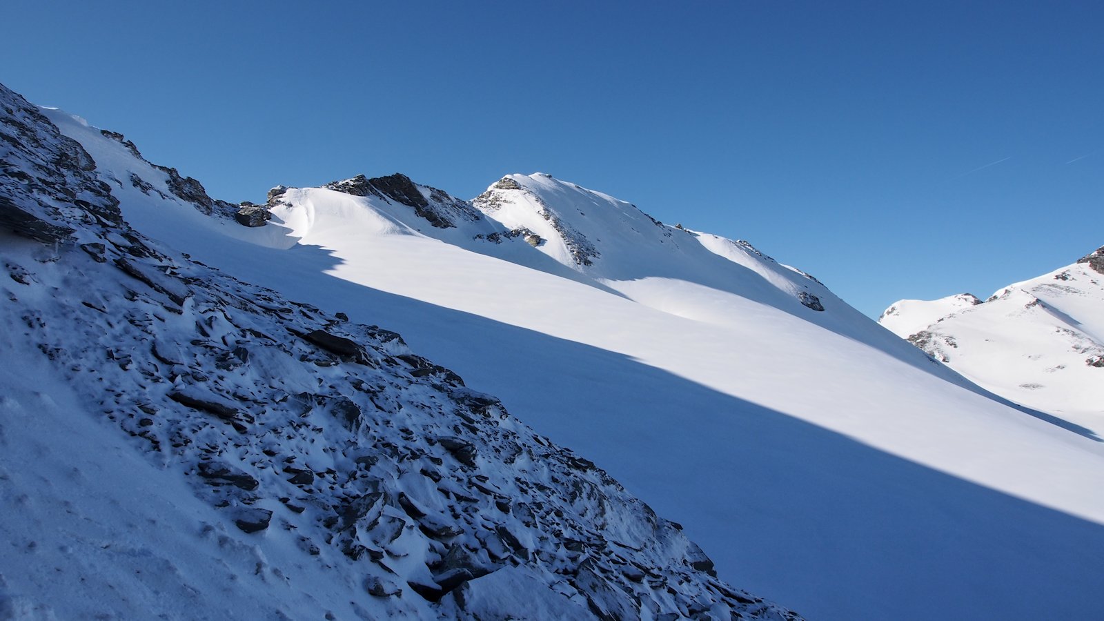 #15 La Pointe des rognons : En remontant versant SW de Méan Martin. La Pointe des rognons : En remontant versant SW de Méan Martin.