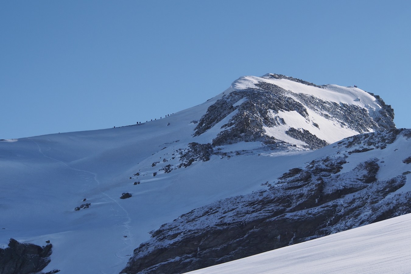 #13 Pointe de Méan Martin : Vue du glacier des Roches Blanches. Pointe de Méan Martin : Vue du glacier des Roches Blanches.