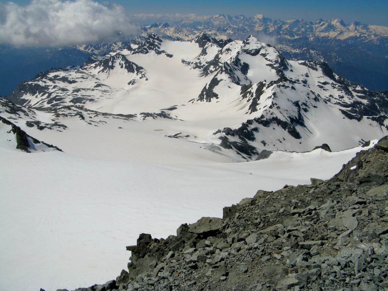 Glacier de Chavière : ... il reste des sommets à faire