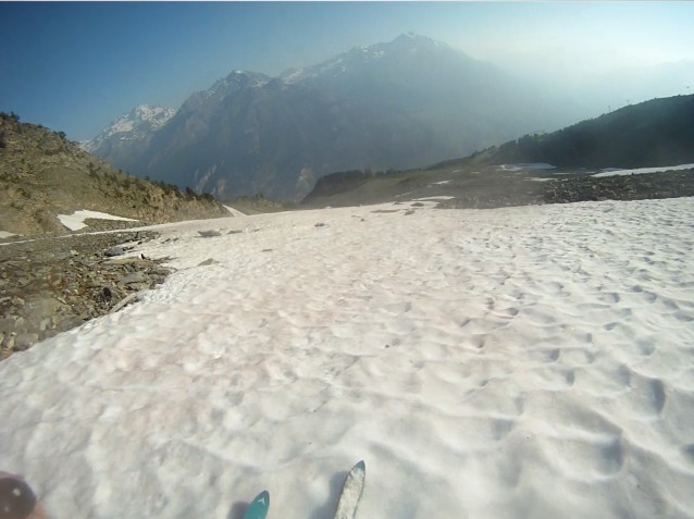 Piste du Clot : Sur la piste du clot, arrivé à 2380m