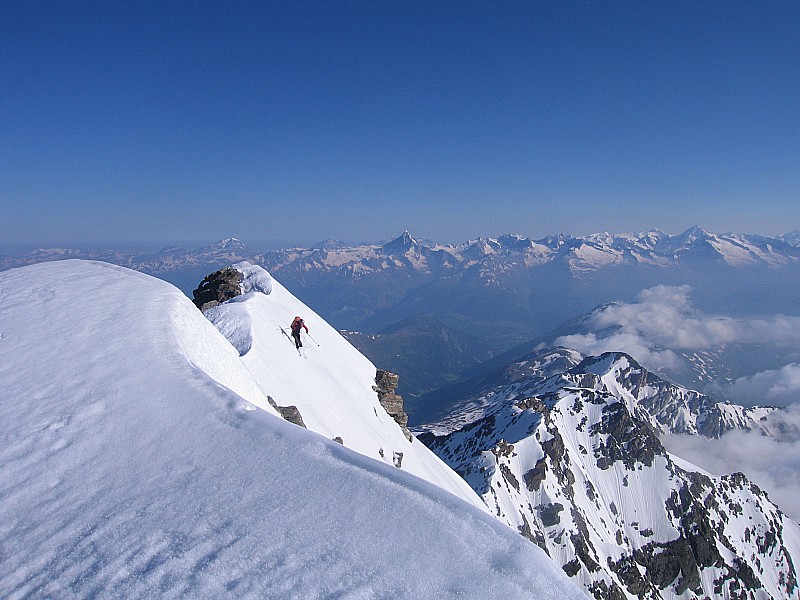 Et c'est parti!!! : Sur cette orientation la neige est déjà bien revenue (et pas de glace en vue pour du "à vu"!!!)
