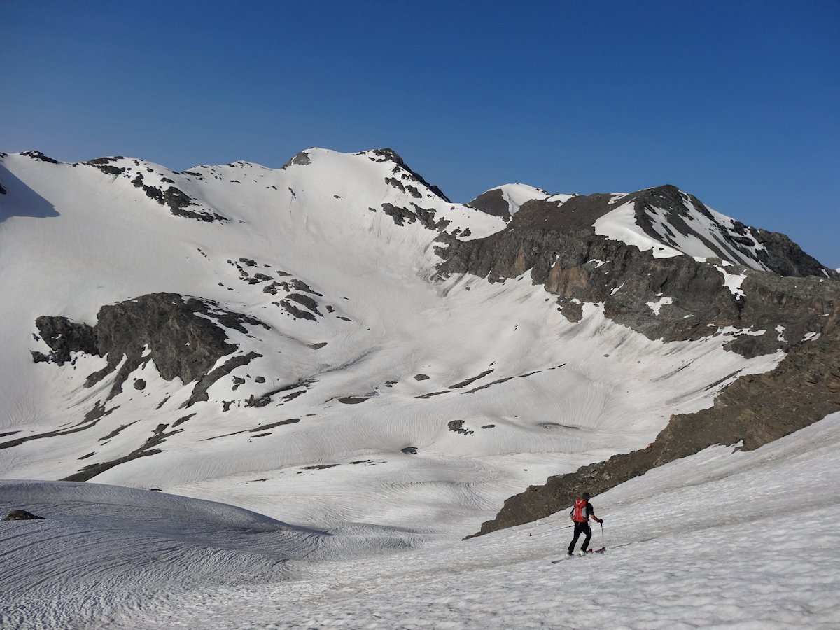 Objectif en vue : Lors de la descente vers le glacier de Méan Martin.