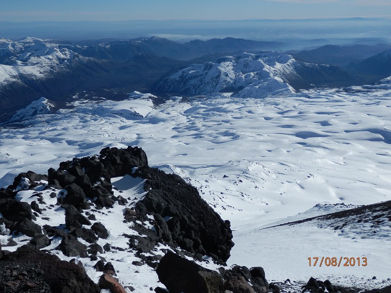 Vue sur la station des : Nevados de Chillan