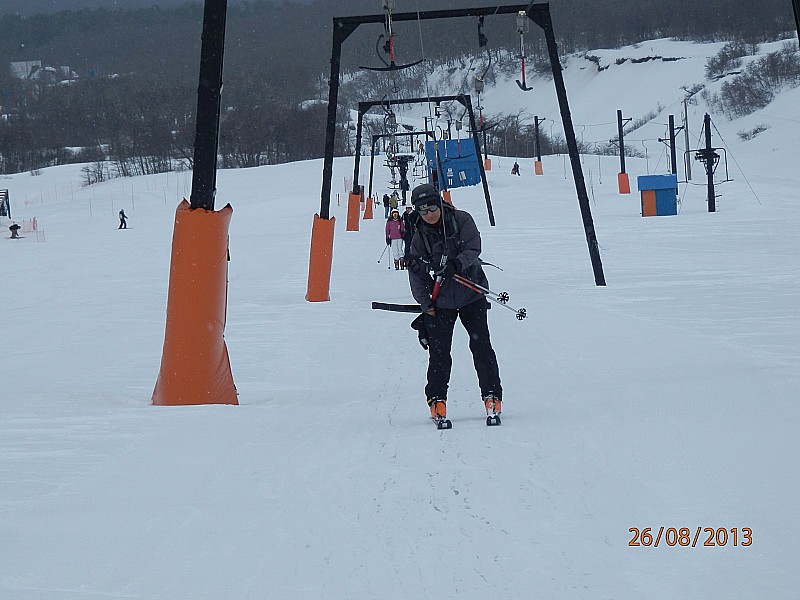 Un peu de ski de piste : pour finir la journée