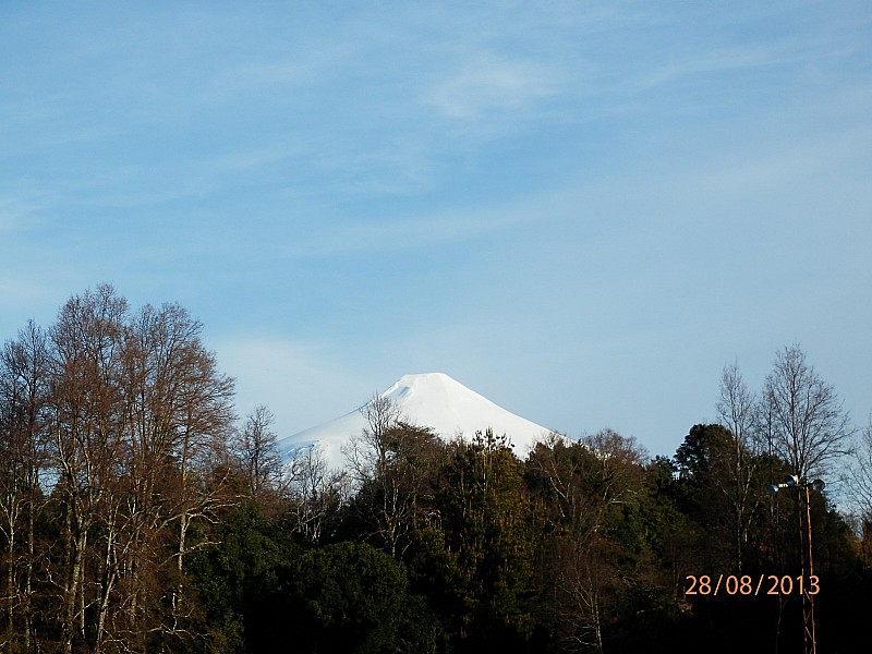 "El volcan" vu : depuis la route de Villarica/Pucon