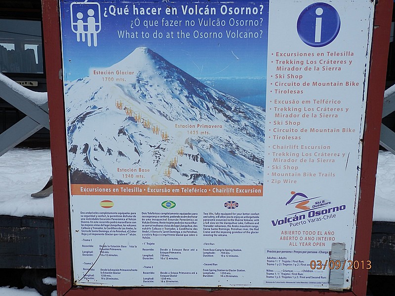 De quoi s'occuper au volcan : Osorno
