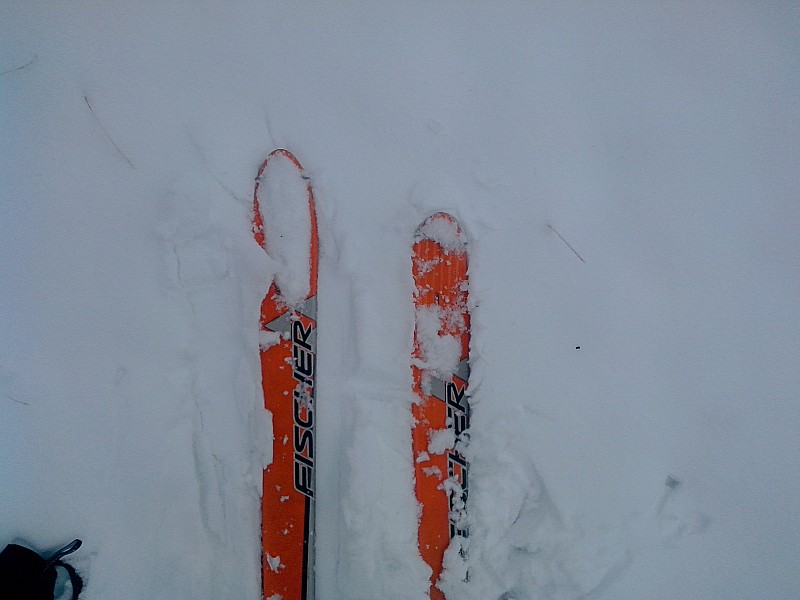 Mes skis cailloux : Le départ