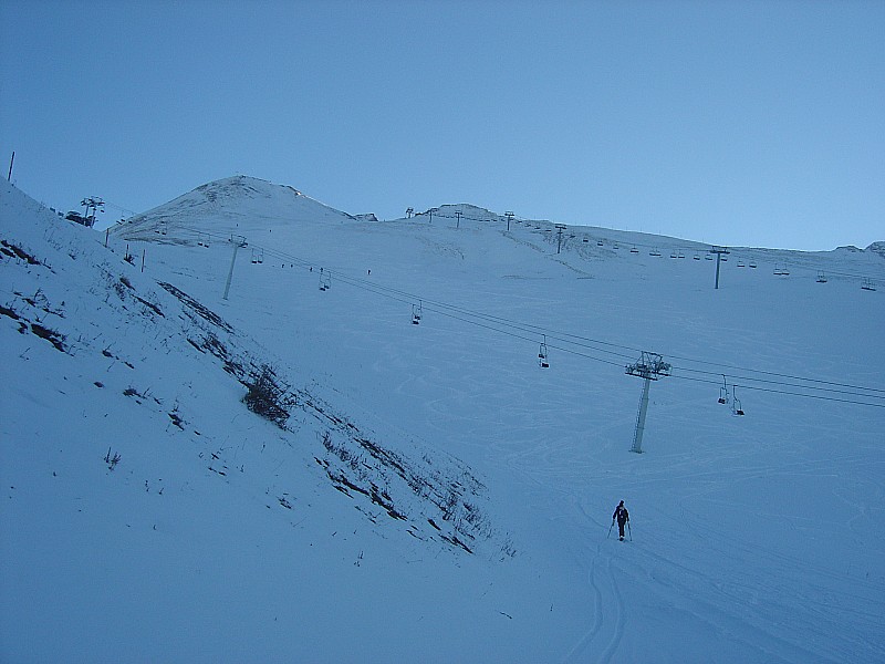#1 Aiguille des calvaires : Aperçu de la pente finale Aiguille des calvaires : Aperçu de la pente finale