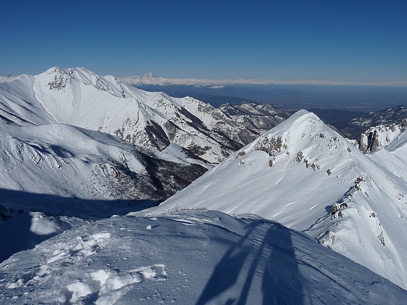 Monte Viso : et chaine des Alpes.