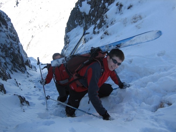 Arrivée au sommet : On sort du couloir