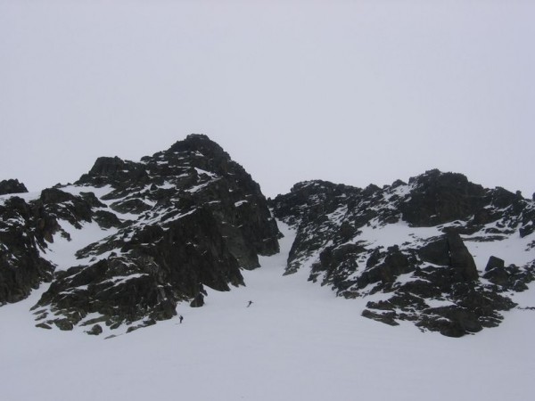 Rocher d'Arguille : Ski grand large sous le couloir