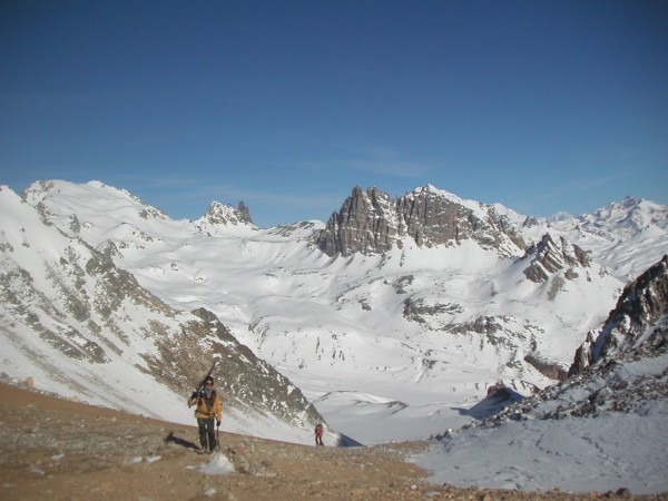 Col du Vallon : Pas de neige au col !