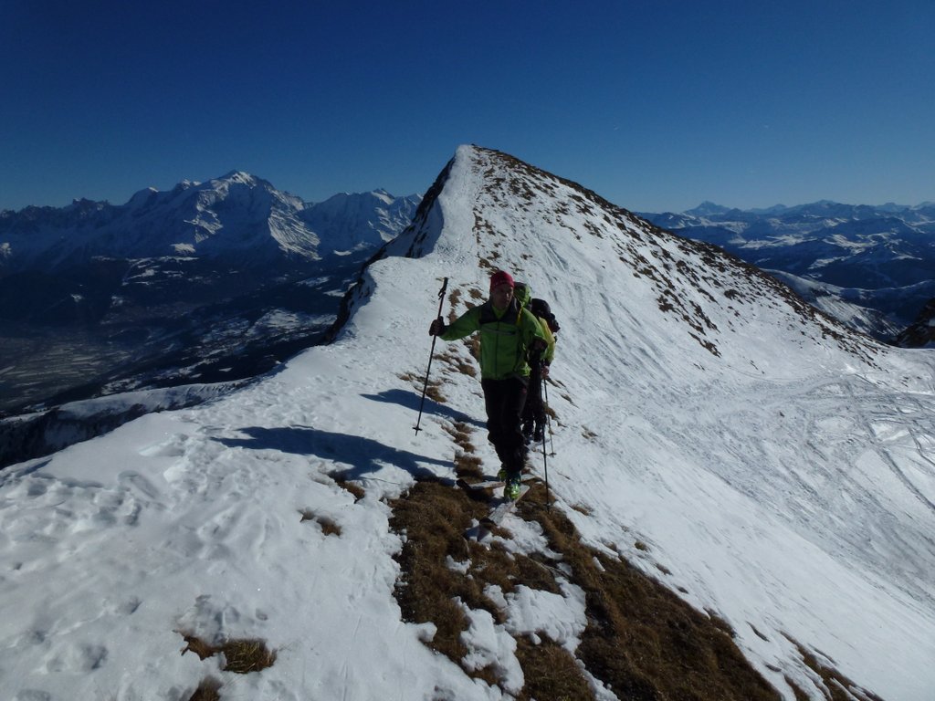 #7 Ambrevetta : Arrivée au sommet de la combe Ambrevetta : Arrivée au sommet de la combe