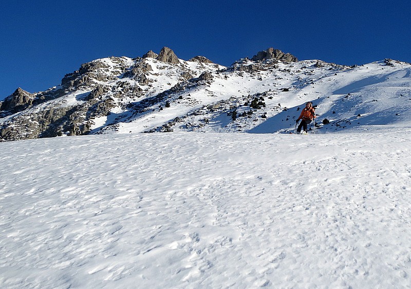 Combe des Fontanious : Ski excellent.