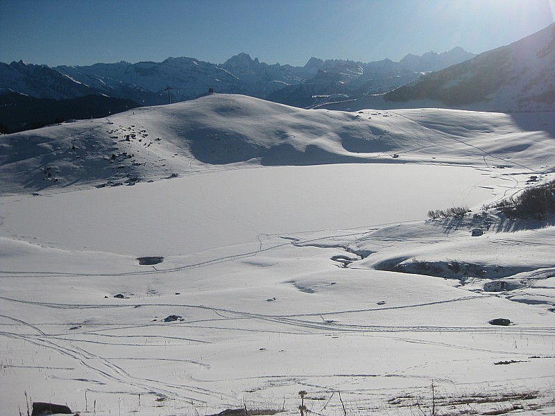 lac de roy : lac gelée.