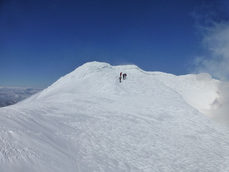 Volcan Villarica : Le sommet n'est pas loin.