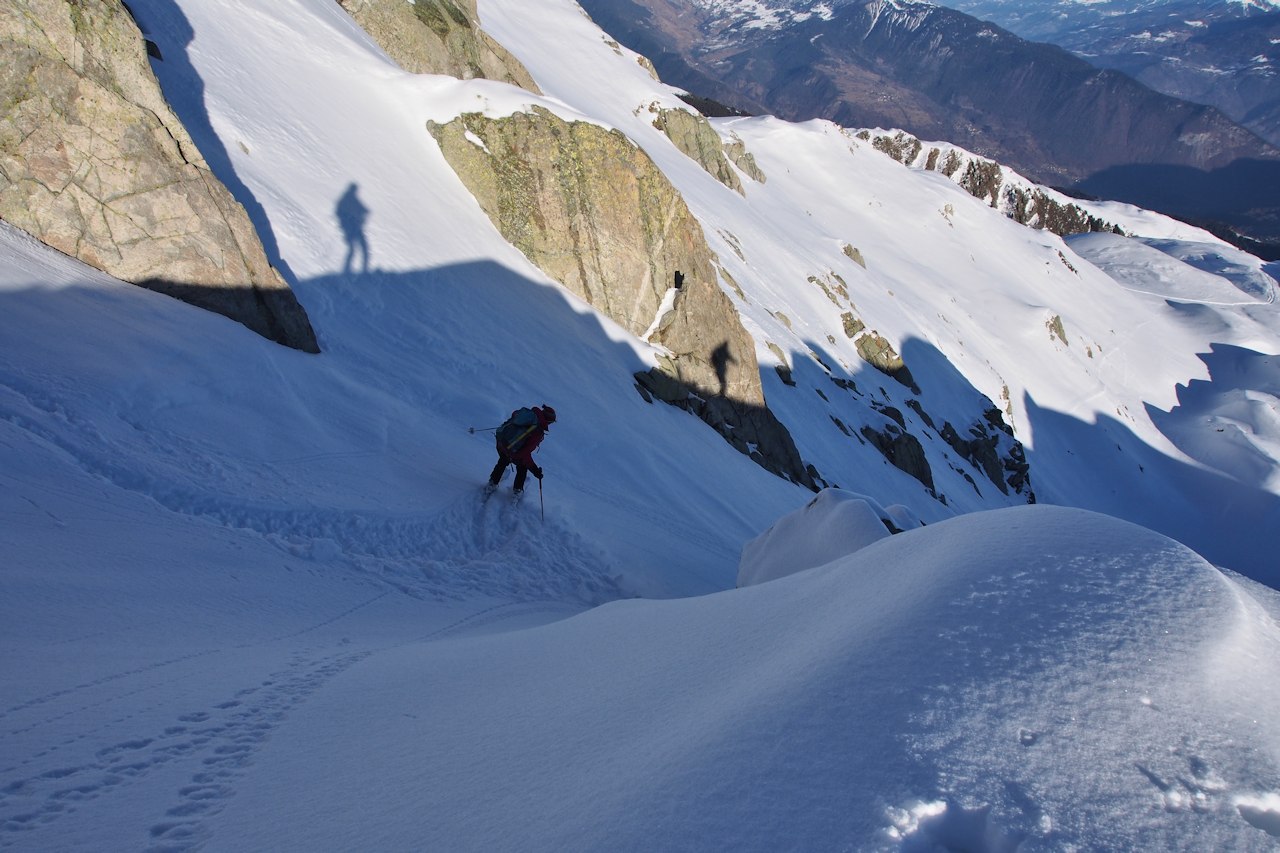Du très bon ski : En recherchant les versants ombragés.