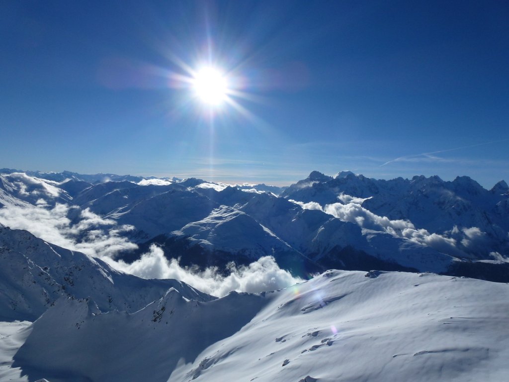 #7 Alpes : Vue sur les Alpes direction Sud Alpes : Vue sur les Alpes direction Sud