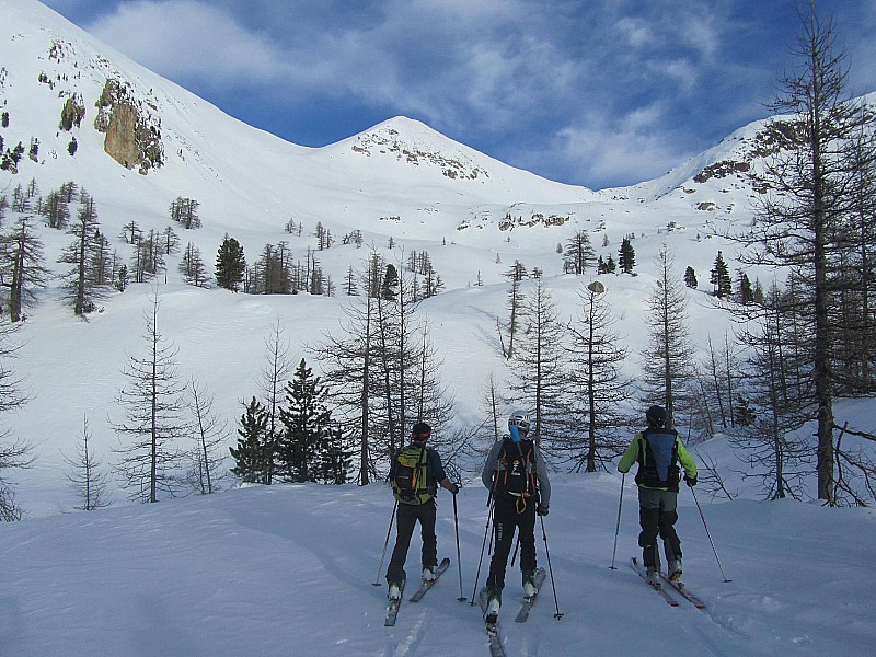 Baisse de Rogué : 1er col en vue
