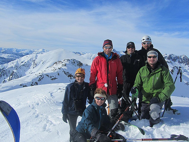 cime de la Lèche : Belle équipe du jour!!