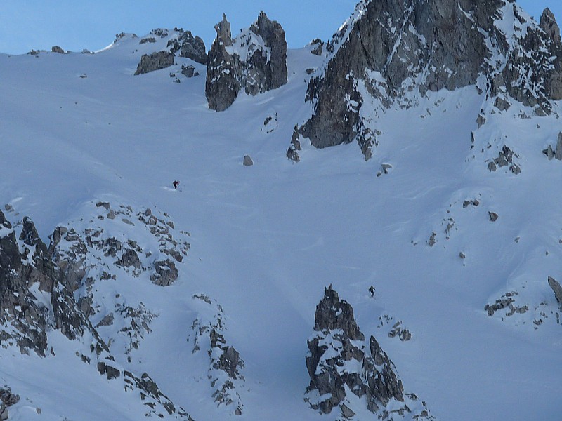 Eric et Manu : dans le grand couloir.