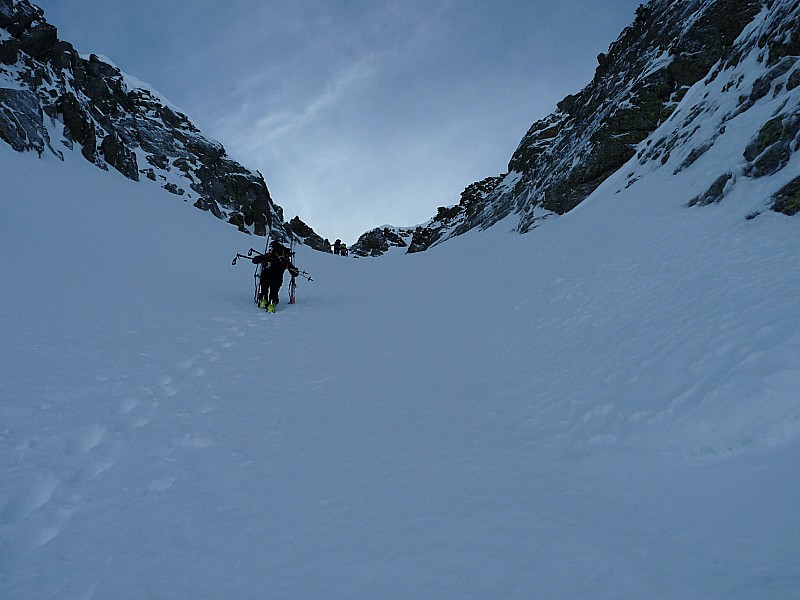 Eric, Gérard et Diane : dans le couloir.