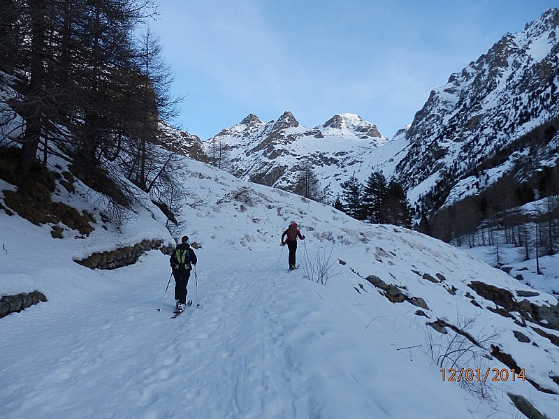 Au départ juste avant le : pont du Countet