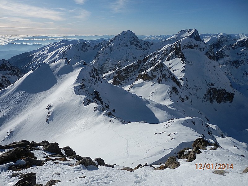 Panorama du sommet de la : Cime Montolivo Sud