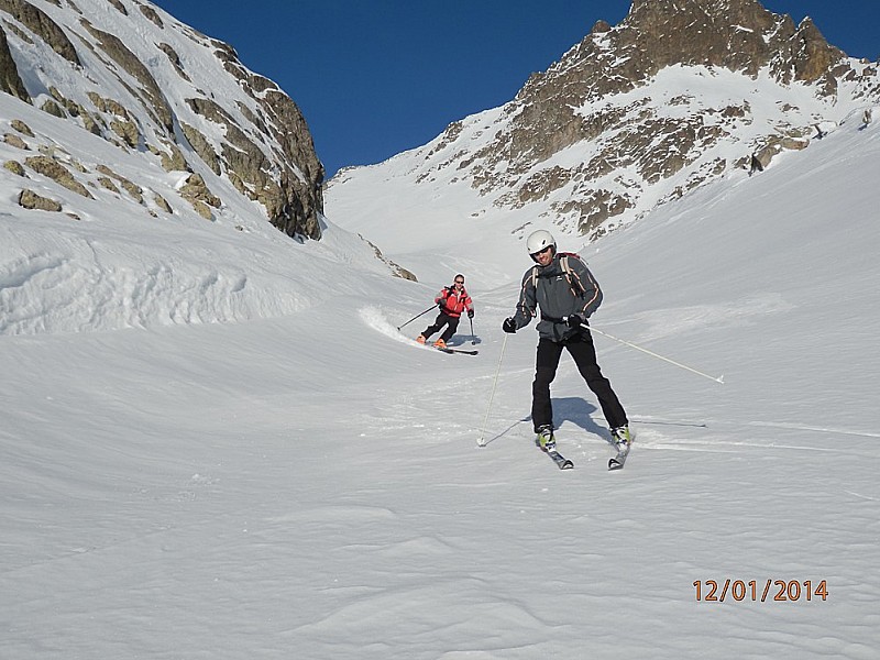 Suite de la descente : David et Charly