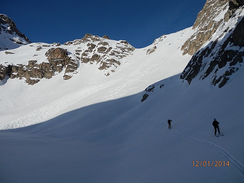 Vue de notre : descente