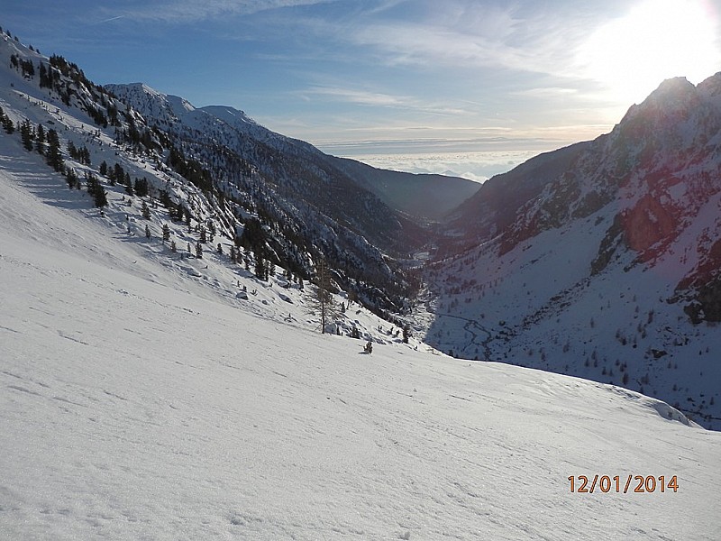 Ce qui nous reste à descendre : vers le pont du Countet