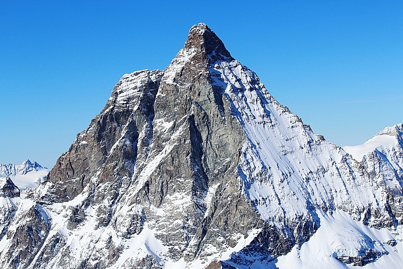 Cervin : Le Cervin - ou Matterhorn - dans toute sa splendeur, vue du Petit Cervin