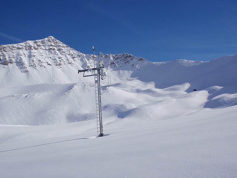 Station nivôse du Parpaillon : C'est elle qui nous donne la hauteur de neige sur le massif