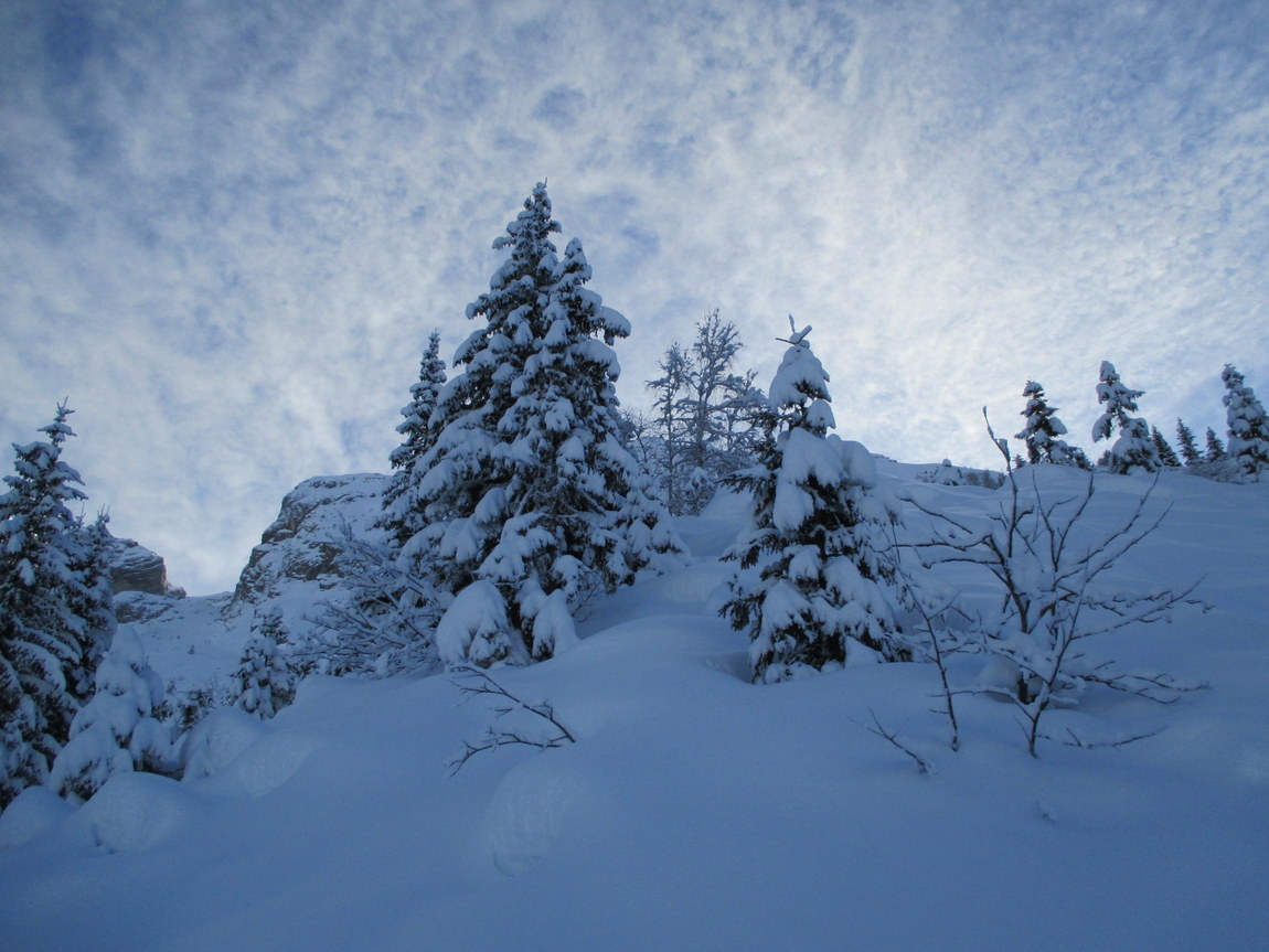 Mamule, Charvet : joli ciel et jolie neige