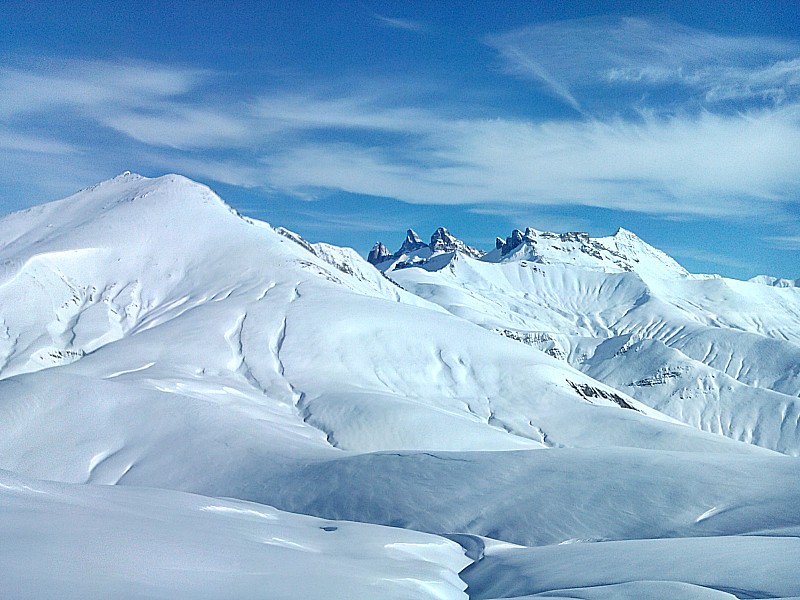 Du Sommet Tête du Vallon : au sommet ça caille mais c'est beau