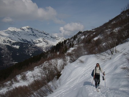 Grande Muraille : On sort de la forêt : le chalet du Venitier n'est plus très loin.
