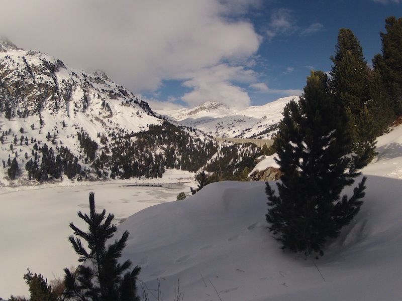 Arête de Chaix : Plan d'aval