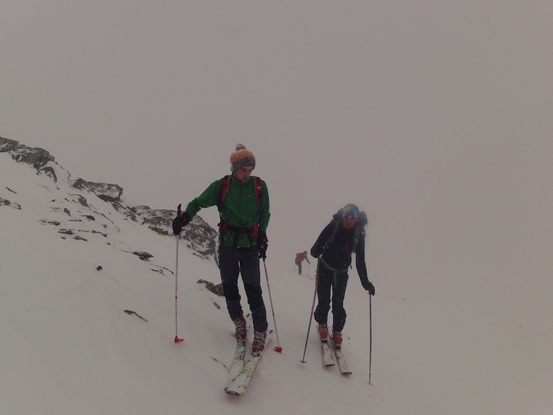 Arête de Chaix : Sur l'arête